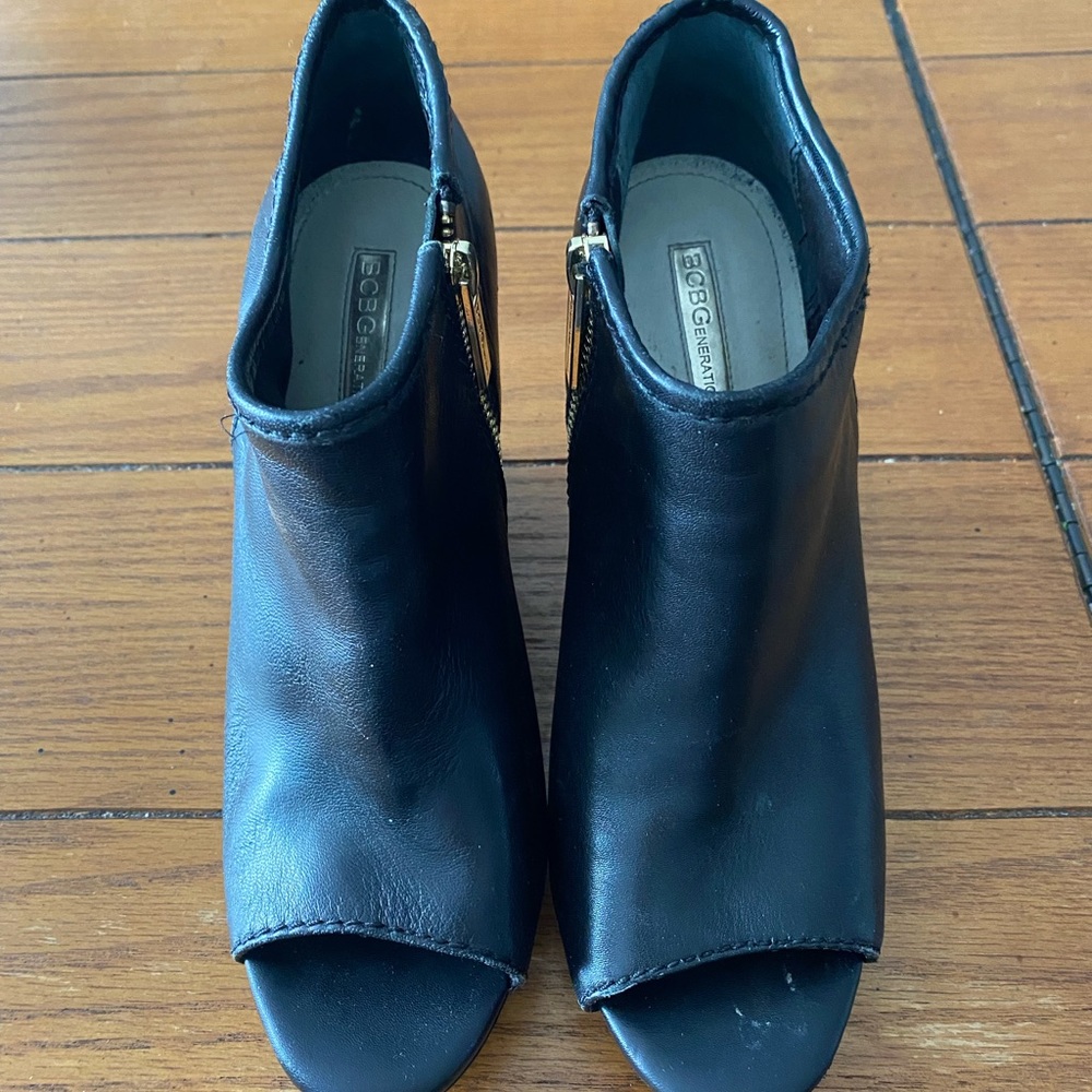 BCBGeneration wedge open toe shoes